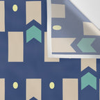 Art Deco Geometric Pattern 272 Wall Tapestry Gallery Image 3