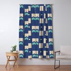 Art Deco Geometric Pattern 272 Window Curtain Gallery Image 5