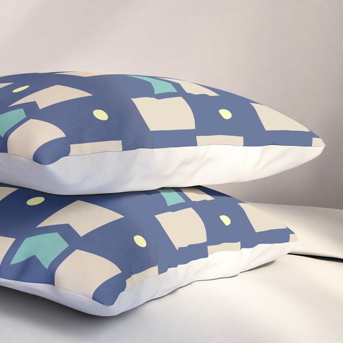 Art Deco Geometric Pattern 272 Pillow Sham Gallery Image 3