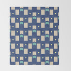 Art Deco Geometric Pattern 272 Throw Blanket Gallery Image 2