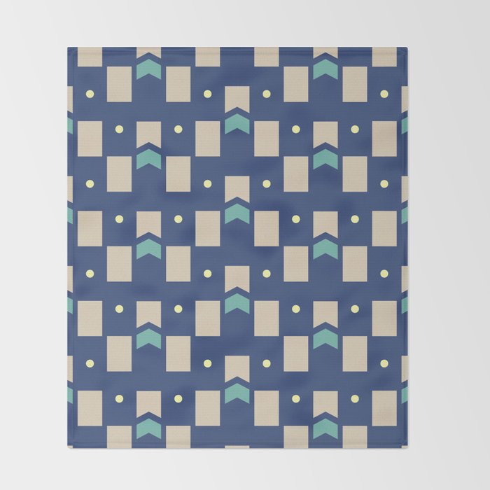 Art Deco Geometric Pattern 272 Throw Blanket Gallery Image 2