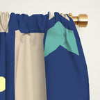 Art Deco Geometric Pattern 272 Window Curtain Gallery Image 2