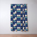 Art Deco Geometric Pattern 272 Window Curtain Gallery Image 3