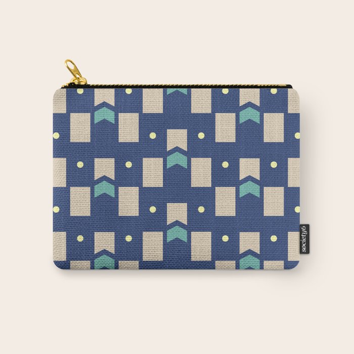 Art Deco Geometric Pattern 272 Carry All Pouch Gallery Image 1