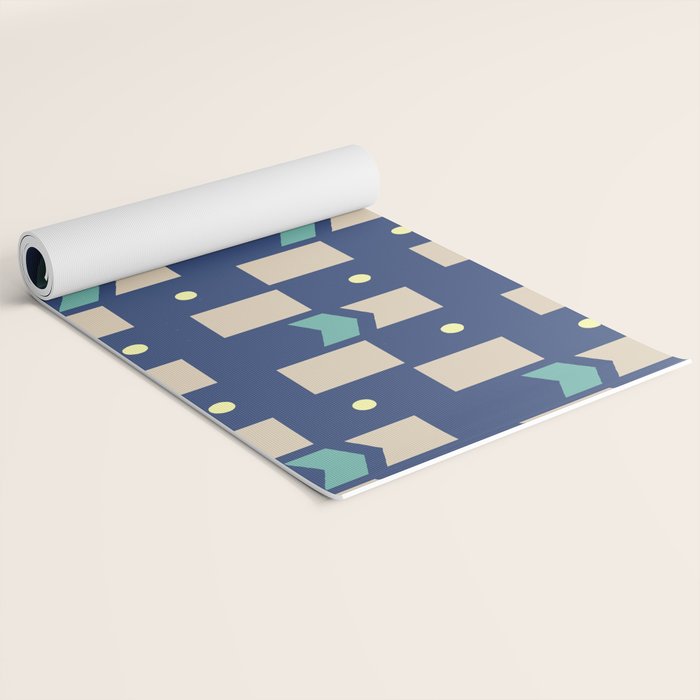 Art Deco Geometric Pattern 272 Yoga Mat Gallery Image 2