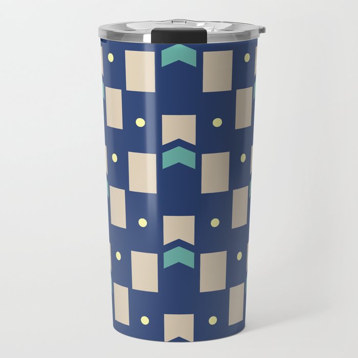 Art Deco Geometric Pattern 272 Travel Mug Gallery Image 1