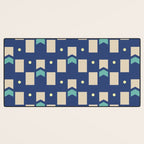 Art Deco Geometric Pattern 272 Desk Mat Gallery Image 3