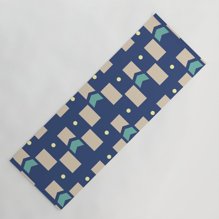 Art Deco Geometric Pattern 272 Yoga Mat Gallery Image 1