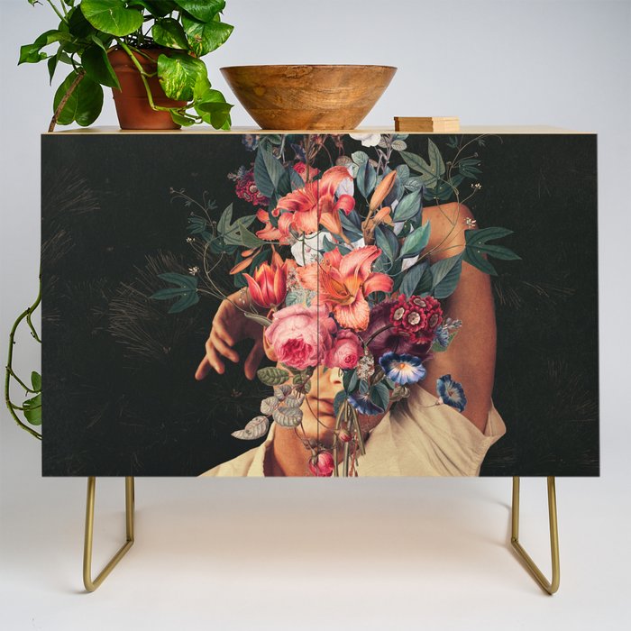 Roses Bloomed every time I Thought of You Credenza Gallery Image 1