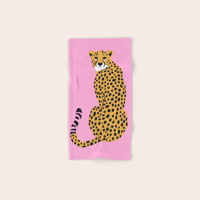 Fierce in Pink  Bath Towel Gallery Image 1