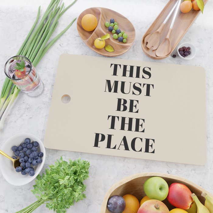 This Must Be The Place Cutting Board Gallery Image 2