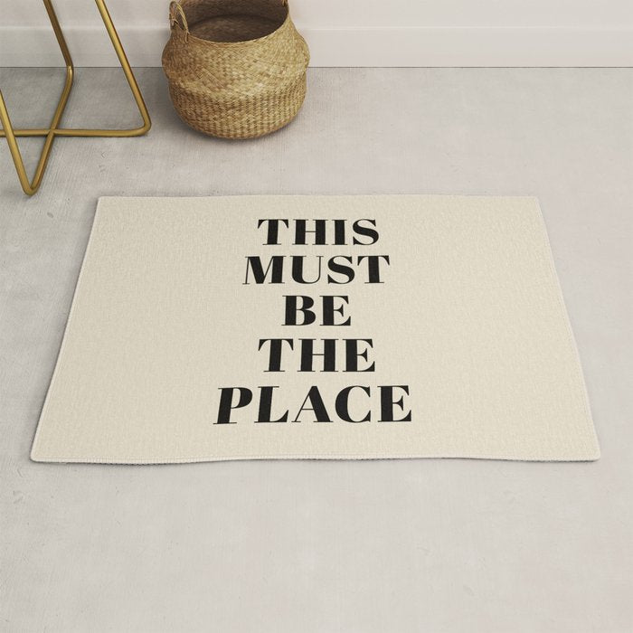 This Must Be The Place Rug Gallery Image 1