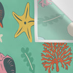 Crustaceans Seashells Wall Tapestry Gallery Image 3