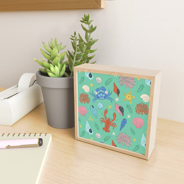 Crustaceans Seashells Mini Art Print Gallery Image 2