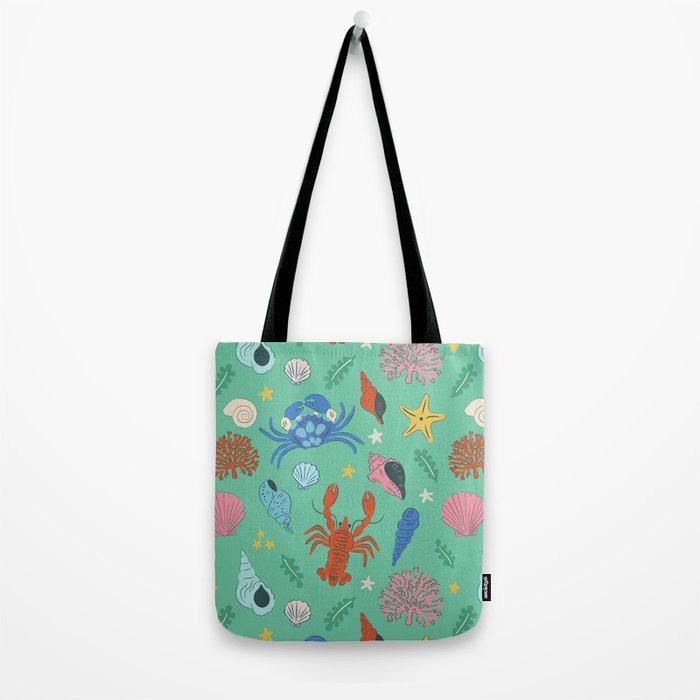 Crustaceans Seashells Tote Bag Gallery Image 2