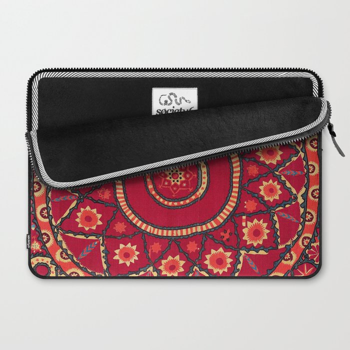 Pskent Suzani Uzbekistan Embroidery Print Laptop Sleeve Gallery Image 2