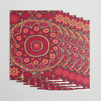 Pskent Suzani Uzbekistan Embroidery Print Wrapping Paper Gallery Image 3