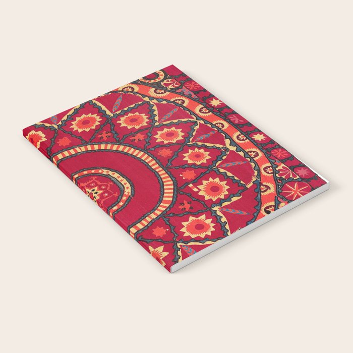 Pskent Suzani Uzbekistan Embroidery Print Notebook Gallery Image 2