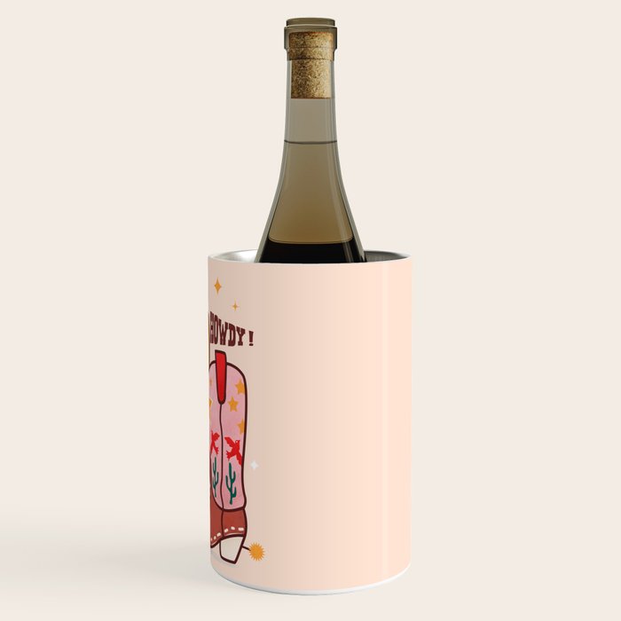 Howdy! Cowboy Boots Wine Chiller Gallery Image 3