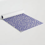 Playful strokes #4 / Blue on Beige Yoga Mat Gallery Image 2