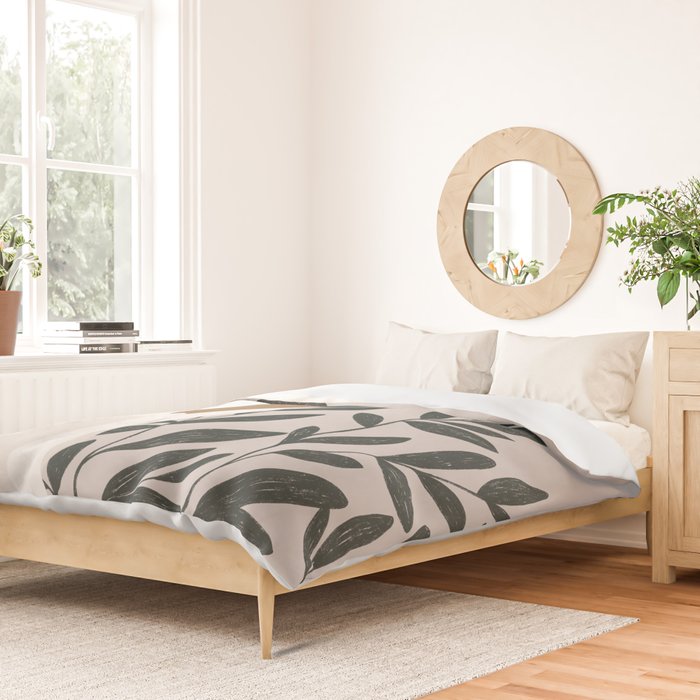 wearing white Duvet Cover Gallery Image 2