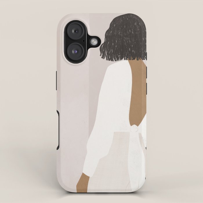 wearing white iPhone Case Gallery Image 1