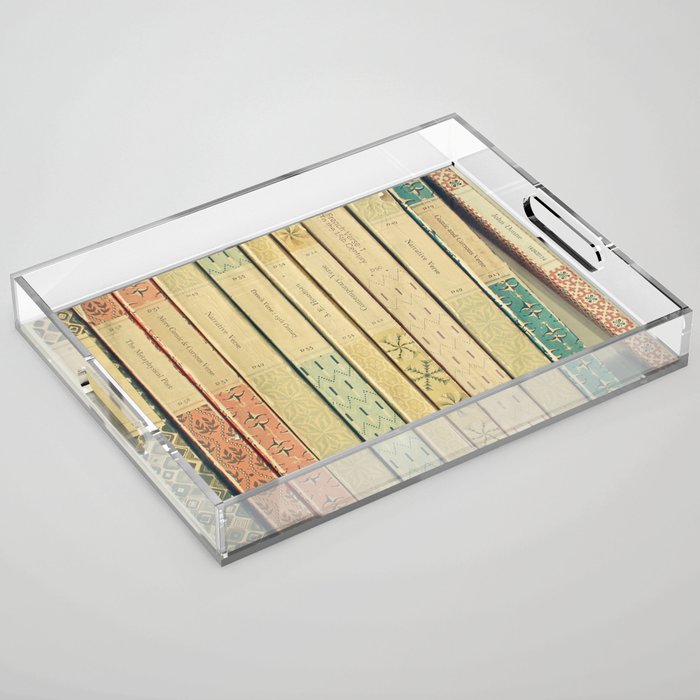 Old Books Acrylic Tray Gallery Image 1