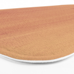 Abstract terracotta and green shapes Bath Mat Gallery Image 3