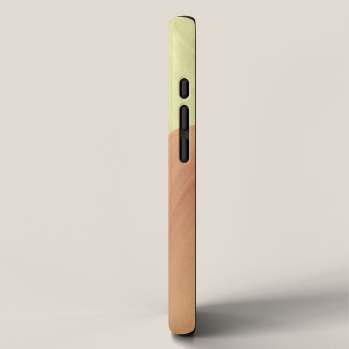 Abstract terracotta and green shapes iPhone Case Gallery Image 2