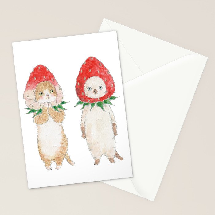 Hatsucoi nyanco Stationery Card Gallery Image 2