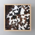 Brown Cowhide Mini Art Print Gallery Image 1