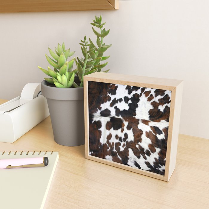Brown Cowhide Mini Art Print Gallery Image 2
