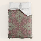 William Morris Plum Wine Floral Comforter Gallery Image 6