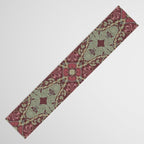 William Morris Plum Wine Floral Table Runner Gallery Image 3