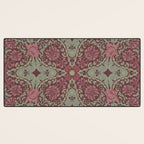 William Morris Plum Wine Floral Desk Mat Gallery Image 3