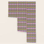 Bold Geometric Pattern Bauhaus Inspired Abstract Block Design  Retro Modern Decor Wallpaper Gallery Image 3