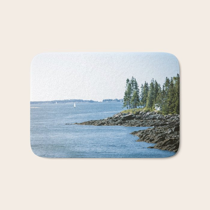 New England Sailing x Maine Coast Bath Mat Gallery Image 1