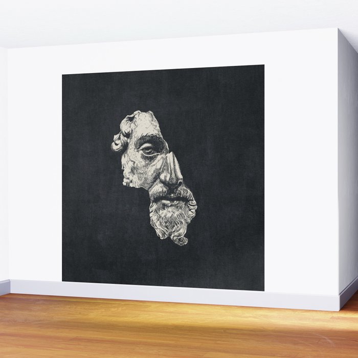 MARCUS AURELIUS ANTONINUS AUGUSTUS / Ink - Dark Wall Mural Gallery Image 2