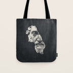 MARCUS AURELIUS ANTONINUS AUGUSTUS / Ink - Dark Tote Bag Gallery Image 1