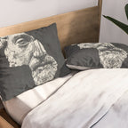 MARCUS AURELIUS ANTONINUS AUGUSTUS / Ink - Dark Pillow Sham Gallery Image 2
