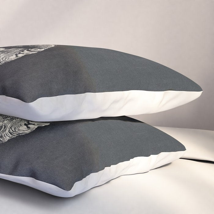 MARCUS AURELIUS ANTONINUS AUGUSTUS / Ink - Dark Pillow Sham Gallery Image 3