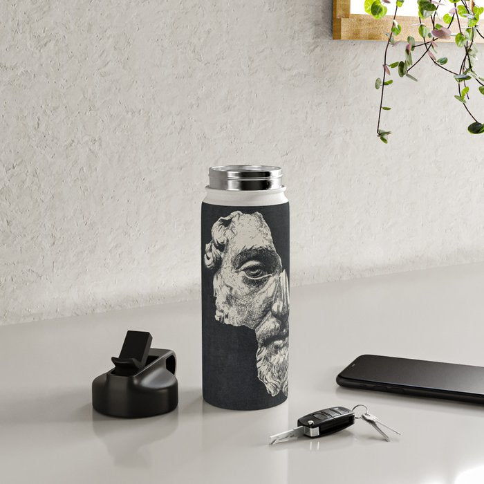 MARCUS AURELIUS ANTONINUS AUGUSTUS / Ink - Dark Water Bottle Gallery Image 4