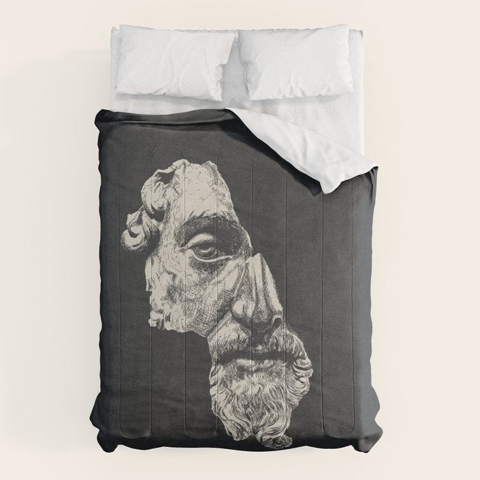 MARCUS AURELIUS ANTONINUS AUGUSTUS / Ink - Dark Comforter Gallery Image 6