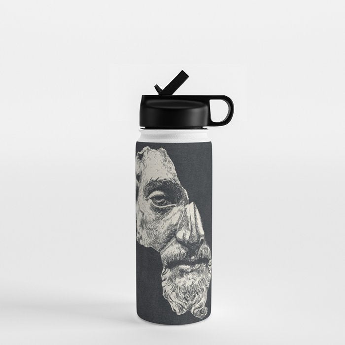 MARCUS AURELIUS ANTONINUS AUGUSTUS / Ink - Dark Water Bottle Gallery Image 1