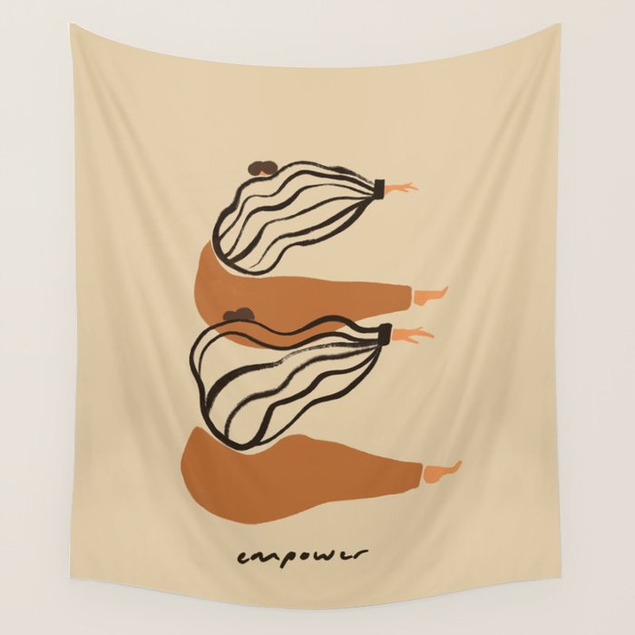 E for Empower Wall Tapestry Gallery Image 4