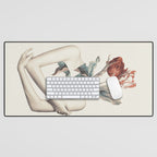 Inner beauty-collage Desk Mat Gallery Image 1