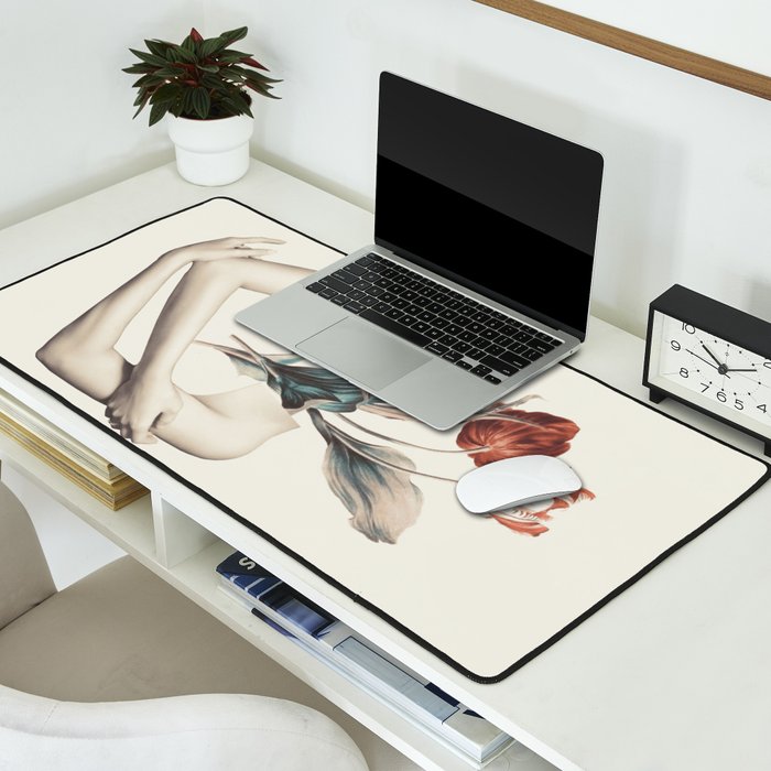 Inner beauty-collage Desk Mat Gallery Image 2