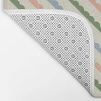 Scallop Stripe Bath Mat Gallery Image 2