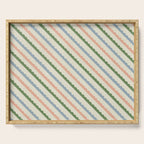 Scallop Stripe Serving Tray Gallery Image 1
