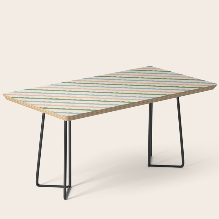 Scallop Stripe Coffee Table Gallery Image 1